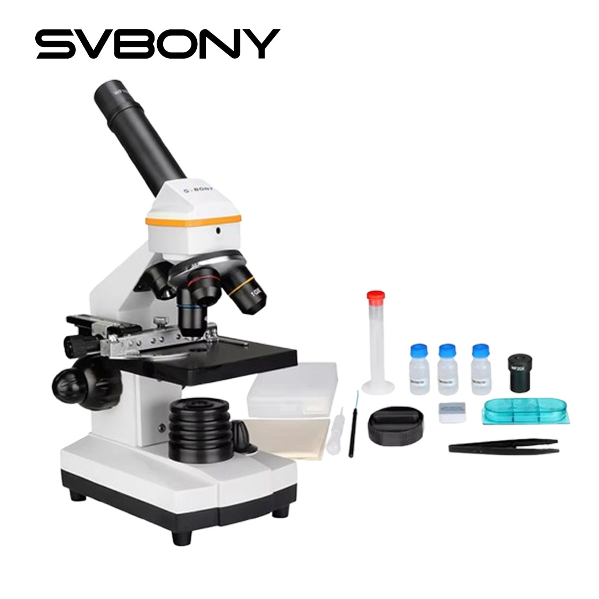 Medical Lab Microscope - SVBONY SV601 Portable Microscope 40-1600X Biological