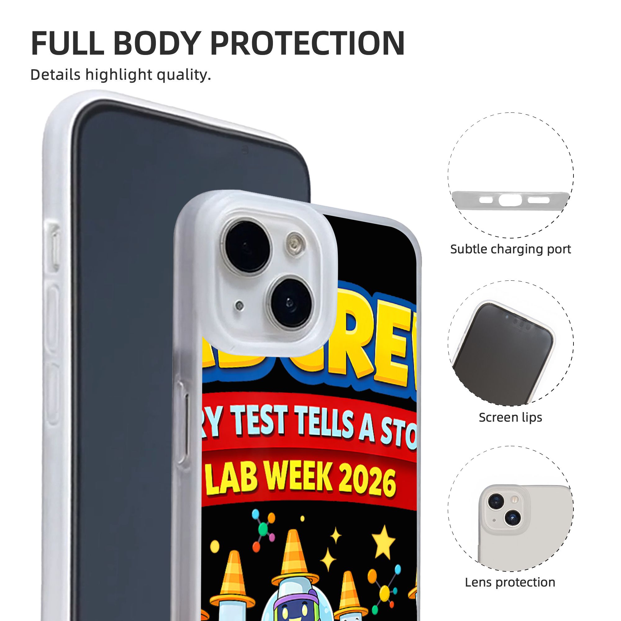 New Armor Bumper Shockproof La - Medical Lab Scientist avis et prix