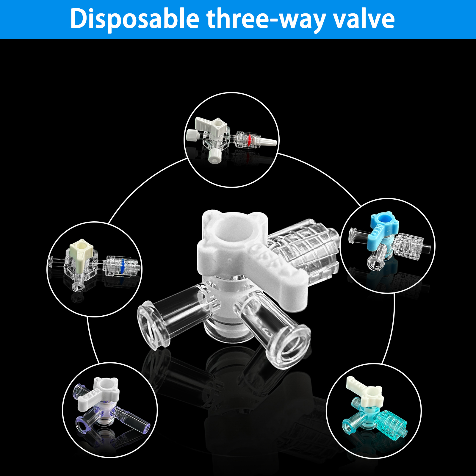 50 three-way stopcock valves,  - Medical Laboratory avis et prix