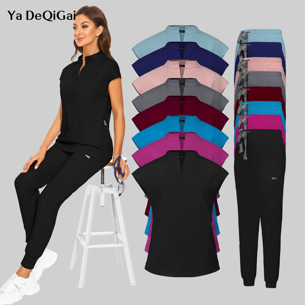 Plus Size Scrubs Set Women Med - Medical Lab Uniform avis et prix