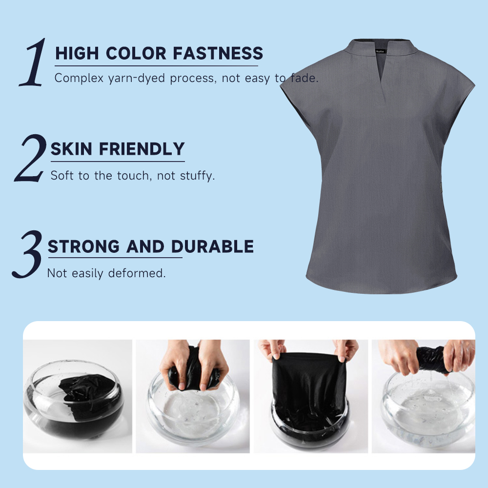 Fashion Stand Collar Scrubs To - Medical Lab Uniform avis et prix