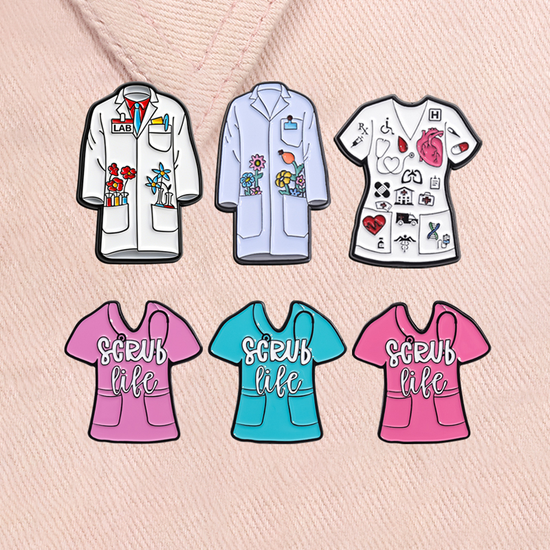Floral Doctor Nurse Coat Ename - Medical Lab Scientist avis et prix