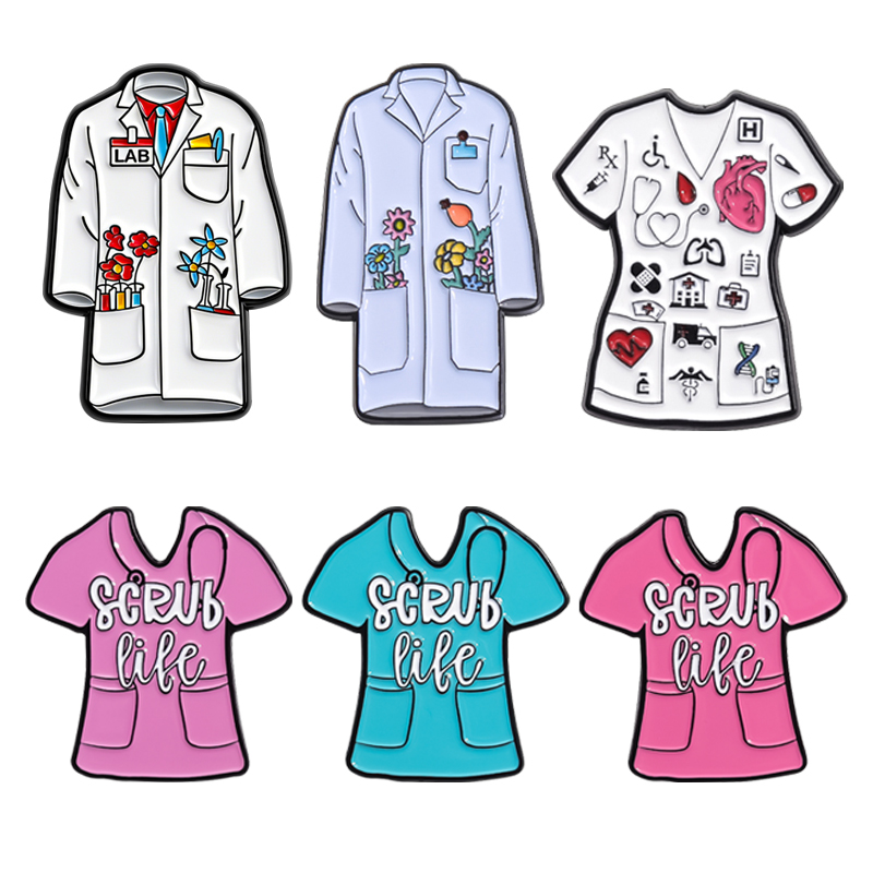 Floral Doctor Nurse Coat Ename - Medical Lab Scientist avis et prix
