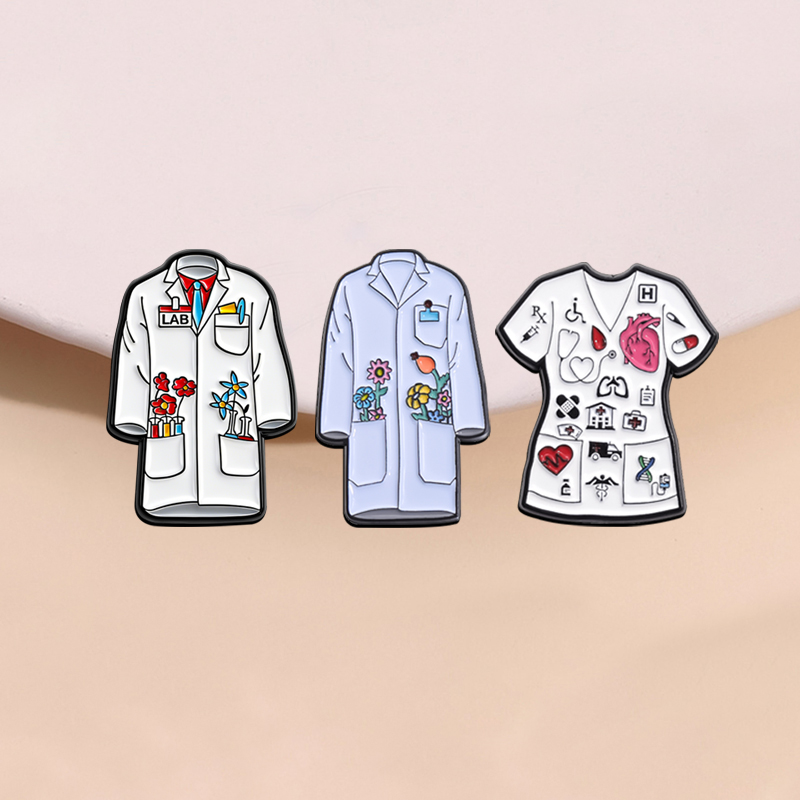 Floral Doctor Nurse Coat Ename - Medical Lab Scientist avis et prix