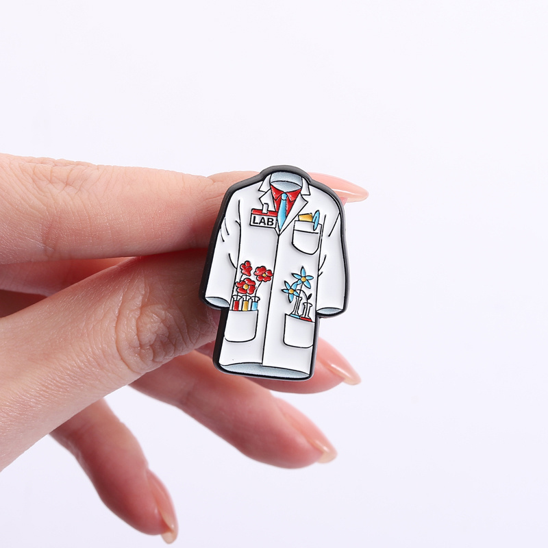 Floral Doctor Nurse Coat Ename - Medical Lab Scientist avis et prix