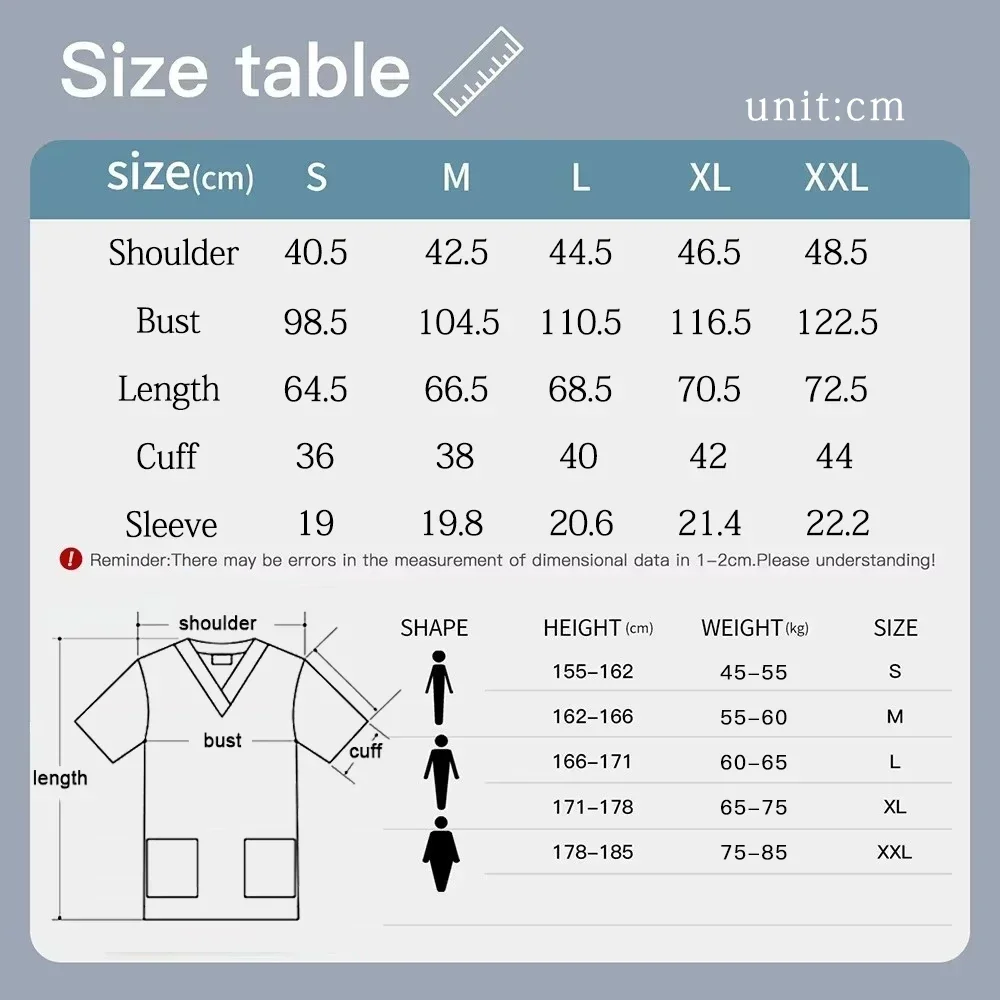 Women Short Sleeve V Neck Shir - Medical Lab Uniform avis et prix