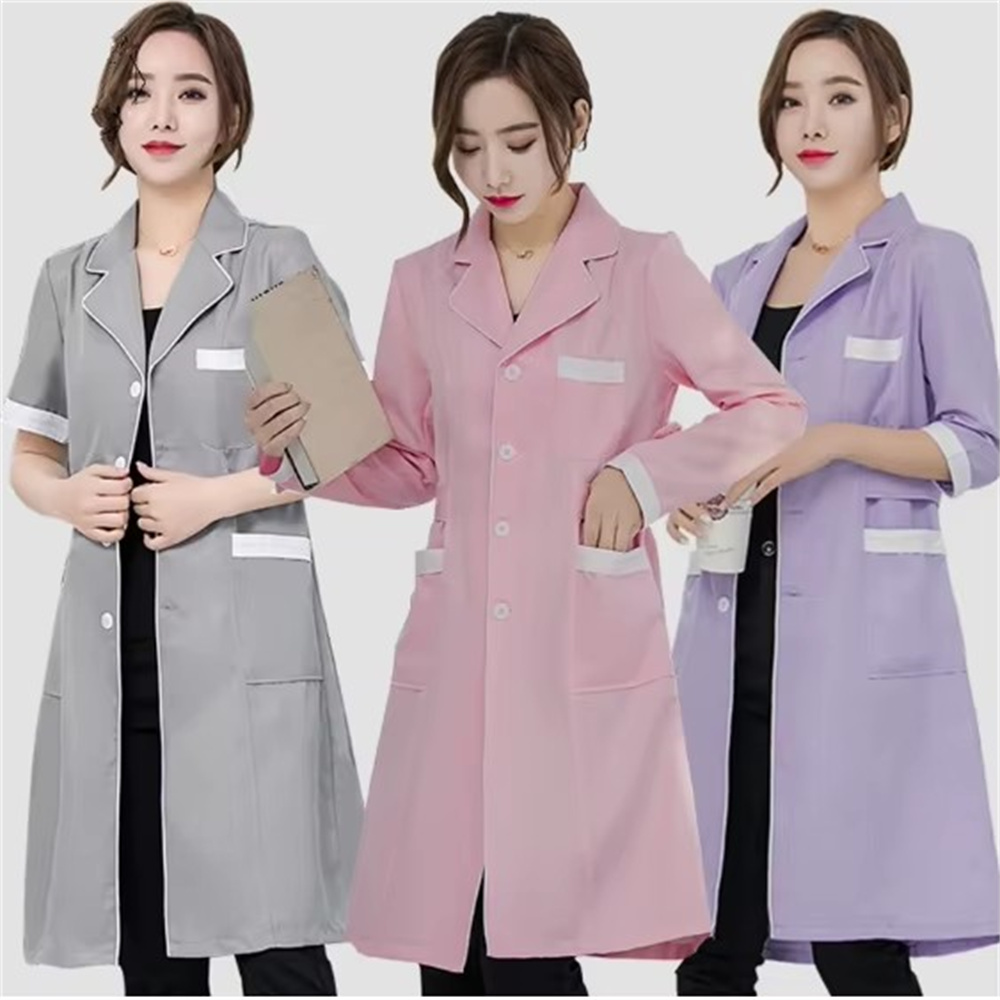 High grade gray solid color sl - Medical Lab Uniform avis et prix