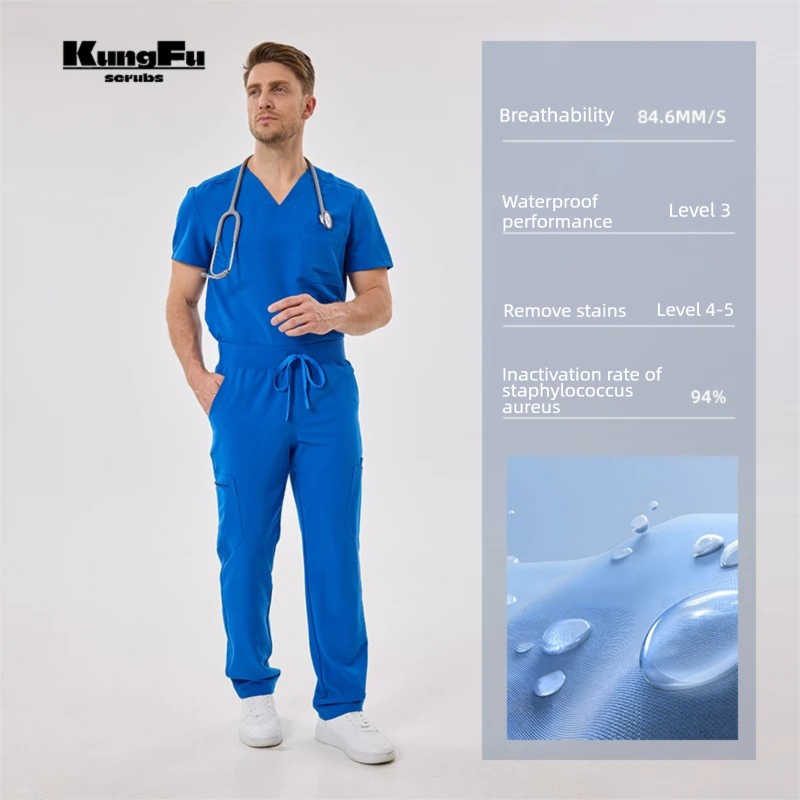 KUNGFU SCRUBS Mens Uniforms Me - Medical Lab Uniform avis et prix